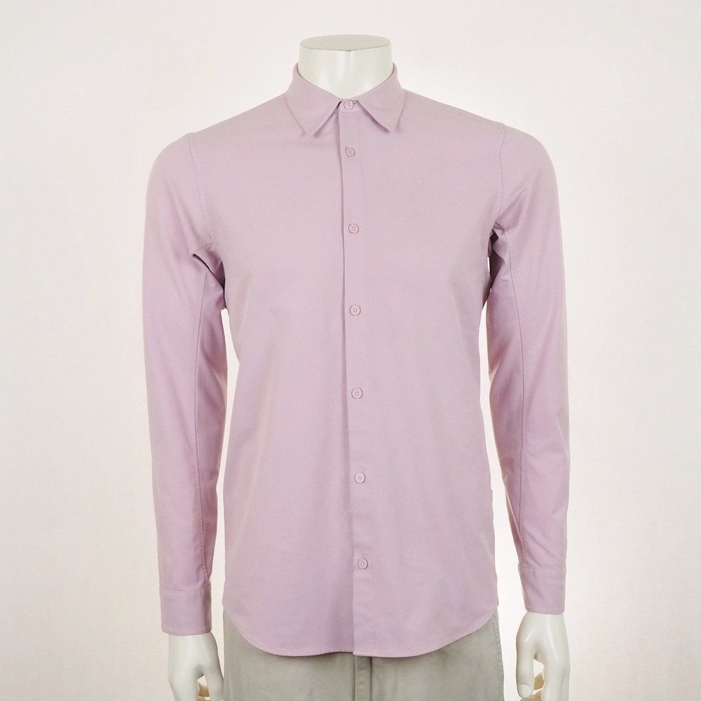 Lululemon Airing Easy Button Down Shirt Mens Medium Mauve Pink Ventlight Blend